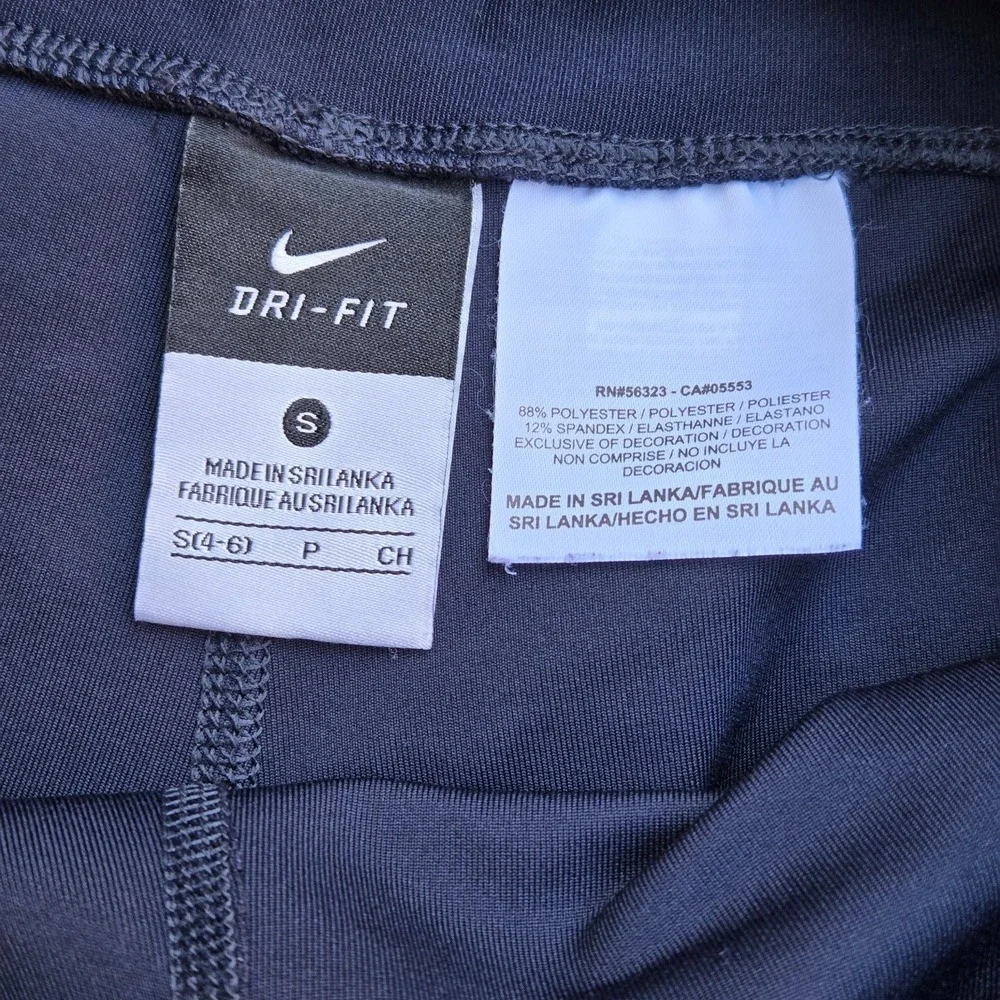 Nike Dry-Fit Women's Flared Leggings Navy Blue Size S - Picture 4 of 12